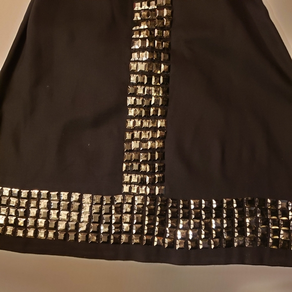 L8ter black V neck large rayon mini - Picture 5 of 5